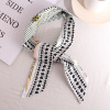 Hair accessory, fashionable headband with bow, Korean style, thin weaving