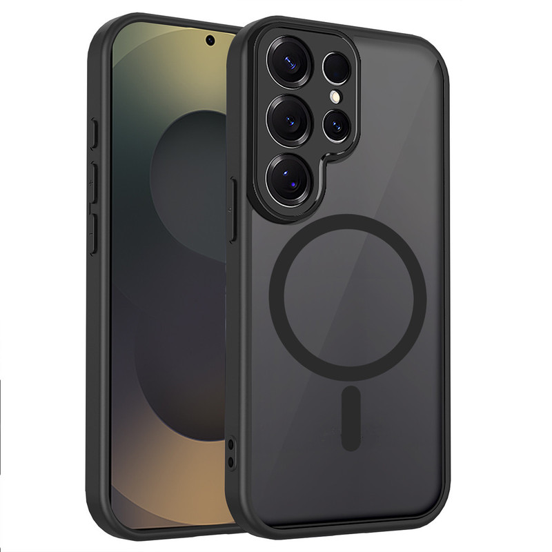 Skin-Feel Magnetic Samsung S25Ultra Mobile Phone Case Suitable for S25Fe/S24+Frosted A17/A26 Semi-Transparent A07 Skin-Feel Magnetic Samsung S25Ultra Mobile Phone Case Suitable for S25Fe/S24+Frosted A17/A26 Semi-Transparent A07