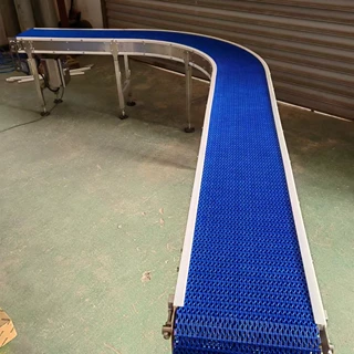 上海链板输送机厂家 定做自动化流水线传送带小型环形 柔性链板输