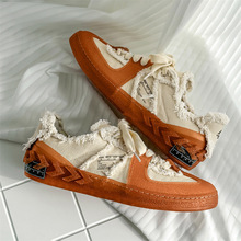 经典小众板鞋复古潮流薄胶底潮流百搭T头德训鞋时尚潮流韩版男鞋