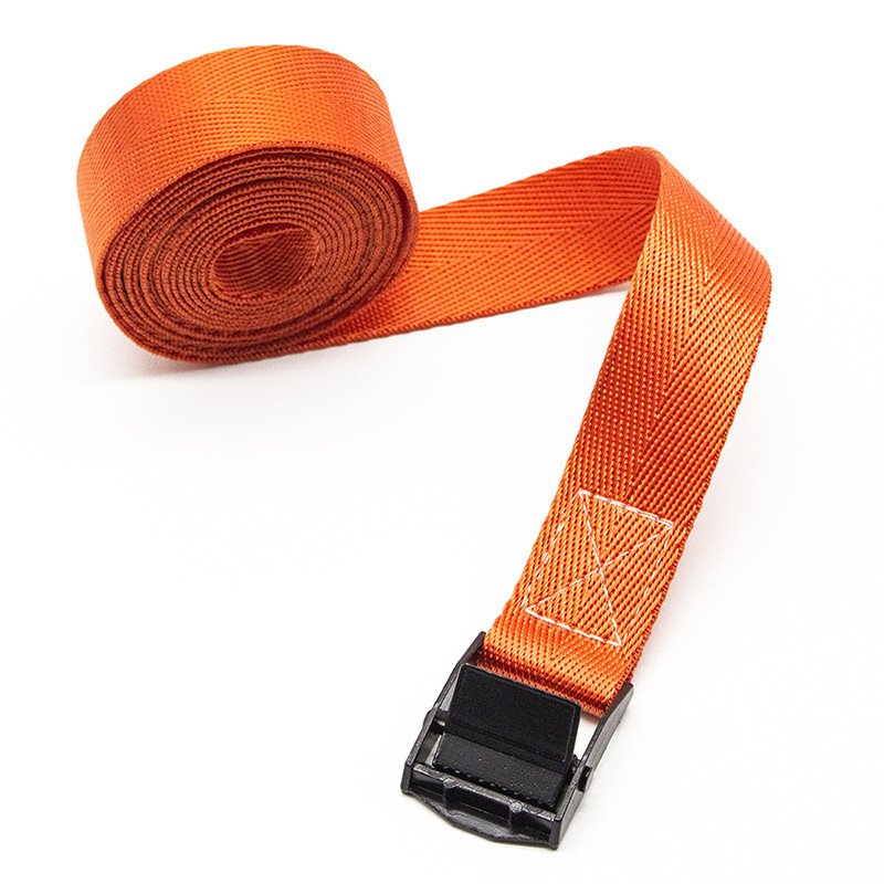 厂家现货锌合金压扣捆绑带尼龙金属压扣卡板拉收紧器货物固定绑带