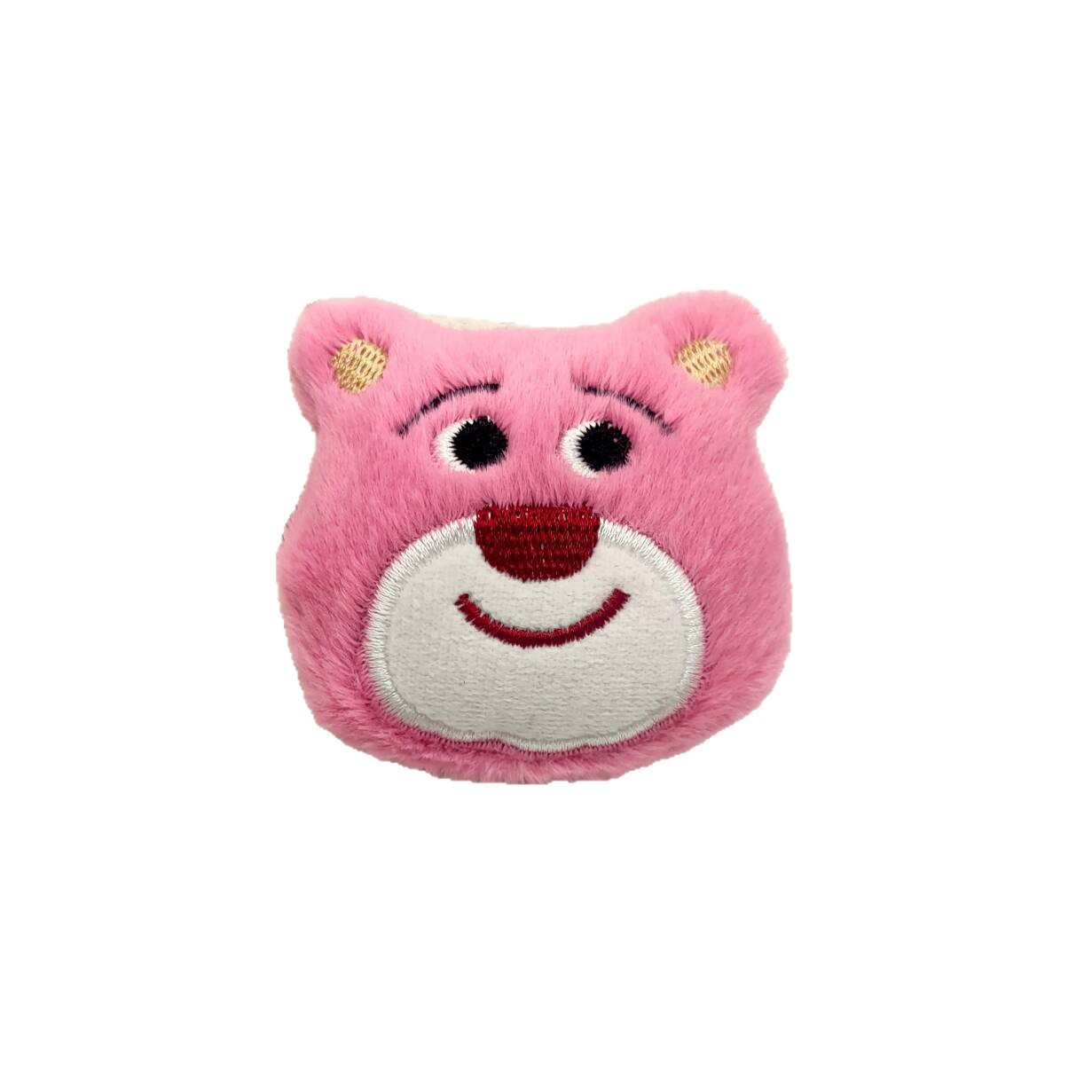 Cotton-Filled Plush Bear Head Strawberry Jewelry Accessories Brooch Shoes, Hats, Socks, Clothing, Hair Accessories, Bags, Strawberry Decorative Accessories