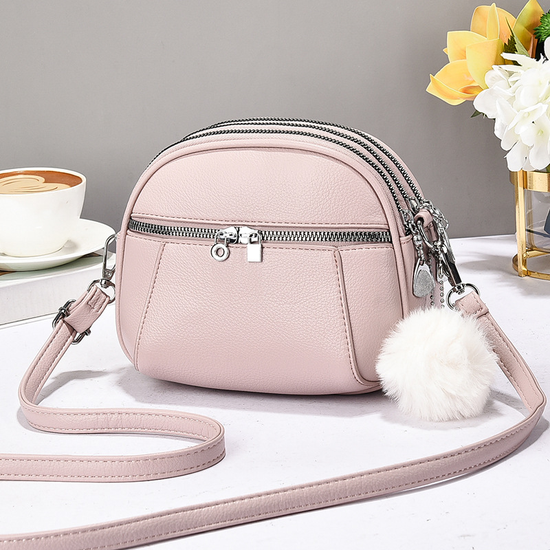 Versión coreana de varios compartimentos de alta calidad para damas bolso cuadrado pequeño bolso de hombro de moda de verano 2025 nuevo bolso de mensajero de todo fósforo