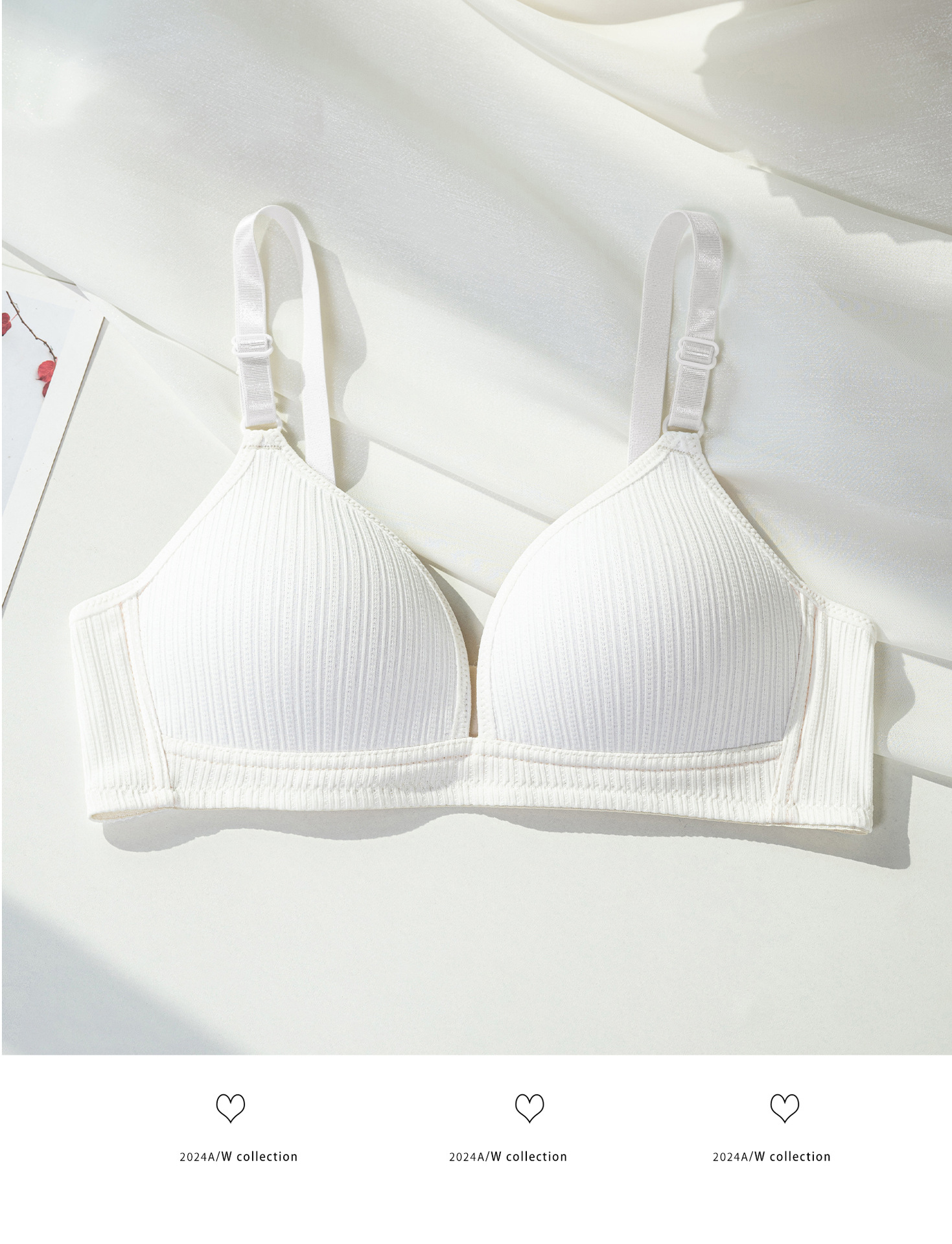 Venta directa de fábrica Comercio electrónico transfronterizo Sudeste de Asia Vietnam Tailandia Ladies Ropa interior Chicas Reunir Sujetador anti-colgante dulce