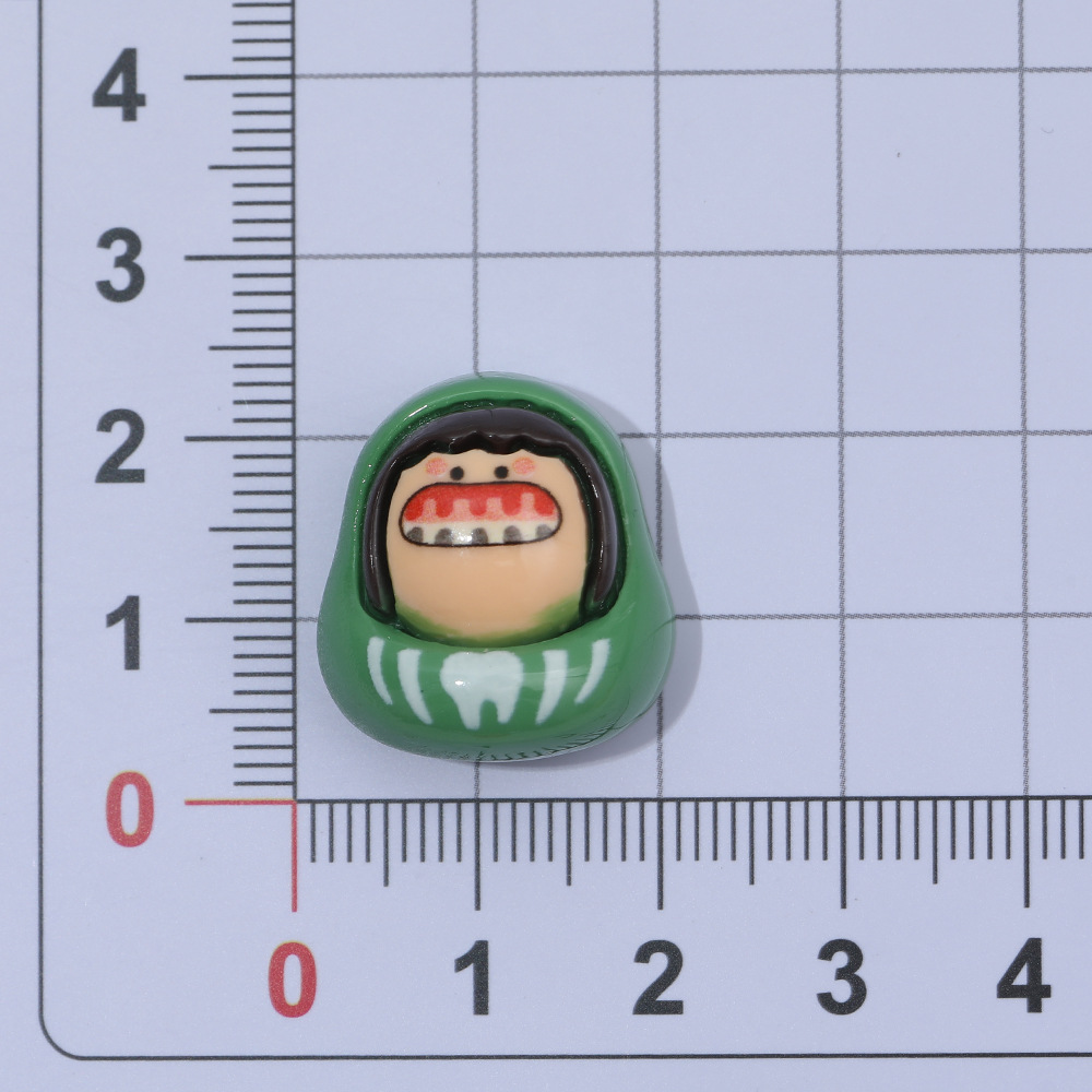 Damo de dibujos animados de grano lindo diy accesorios de resina tridimensional crema pegamento llavero colgante teléfono caso accesorios materiales, etc.