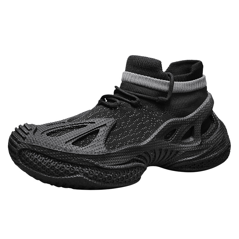 Lujo ligero 2025 verano Douyin sala de transmisión en vivo el mismo estilo Venom zapatos de hombre calcetines deportes correr zapatos de hombre transpirables