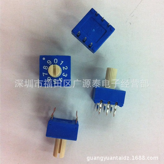 台湾ECE 8421旋转编码开关正调RD210RSZ 带柄0-9/10位BCD编码开关
