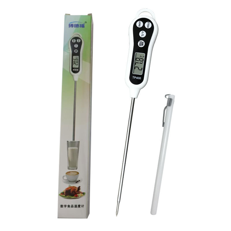 Bodford TP400 sonda de acero inoxidable termómetro de alimentos domésticos termómetro de cocción de aceite de leche