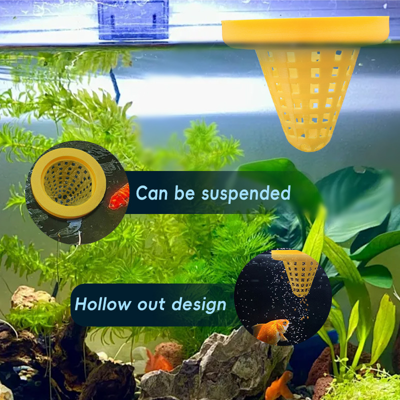 跨境新品水族箱浮动投食器创意鱼缸浮动式喂食器塑料水族箱装饰品|undefined