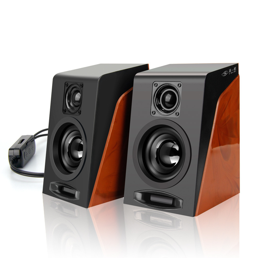 First Look 950 Desktop Notebook Wired Desktop HIFI Small Speaker USB Mini Subwoofer Speaker