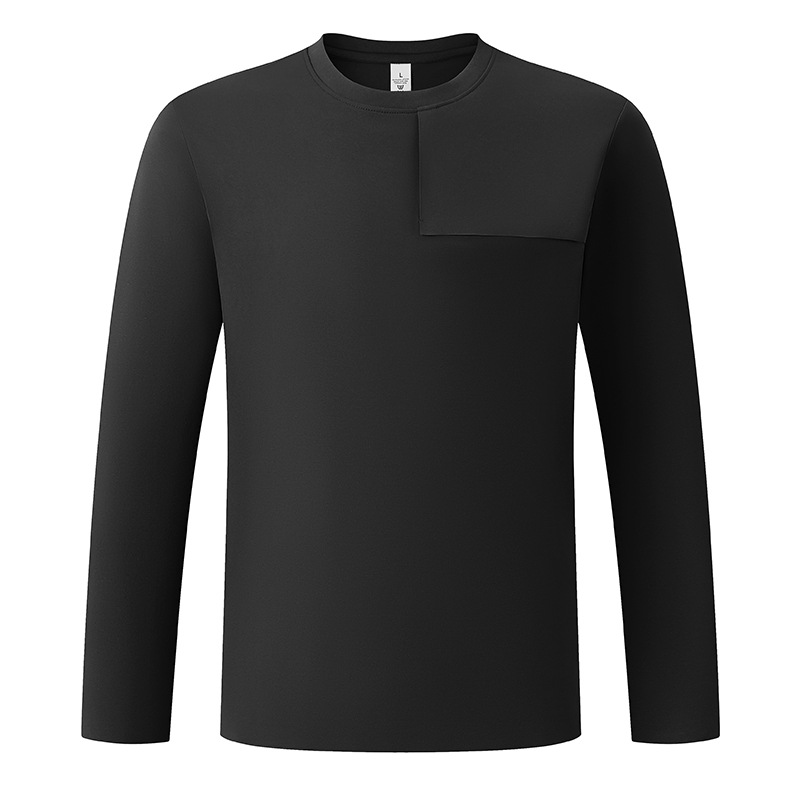 Super fábrica personalizada etiquetado procesamiento de comercio exterior ropa de hombre al aire libre transpiración deportiva de secado rápido camiseta de manga larga