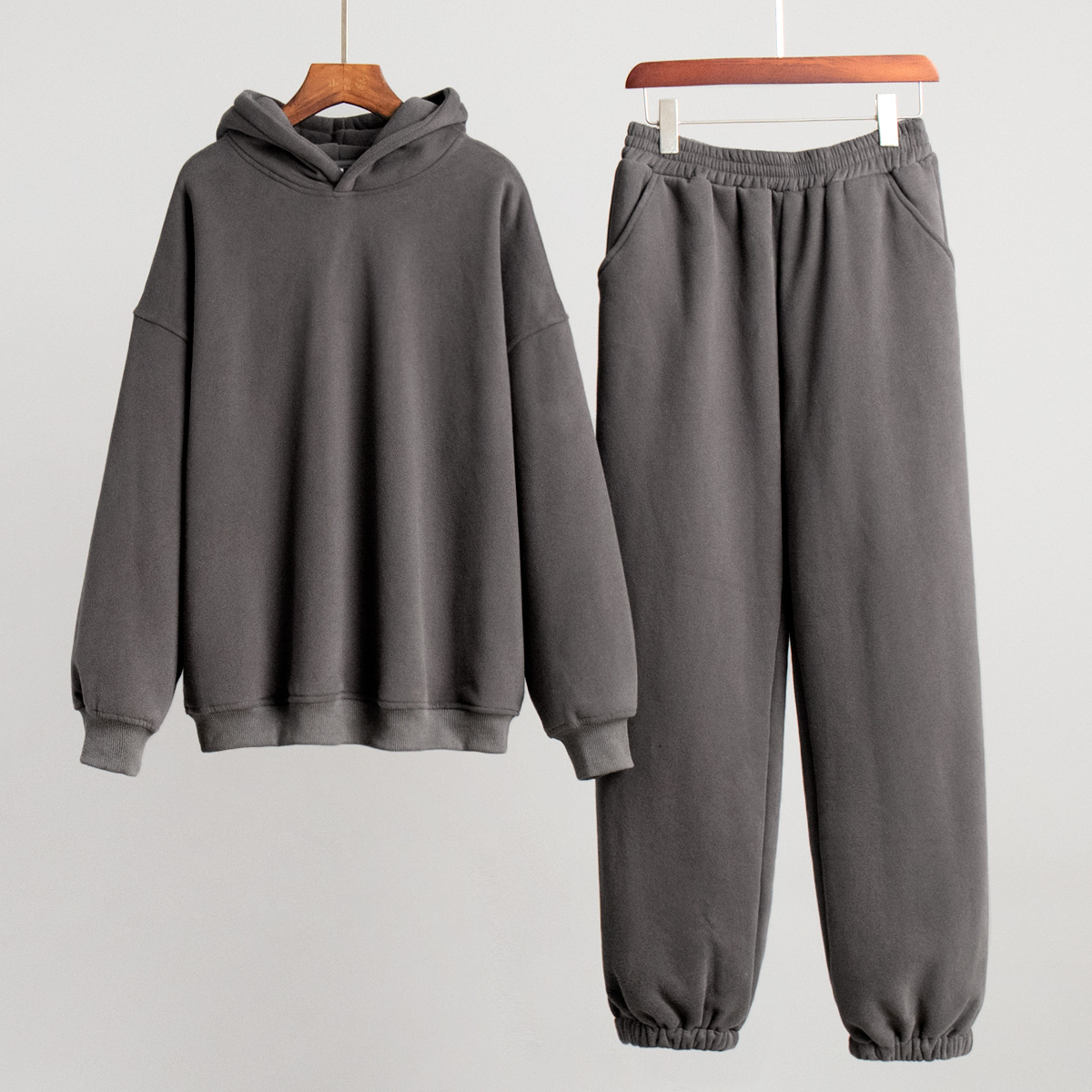 Cross-border sweater suit 2024 autumn and winter new women's casual comfortable sports hoodie leggings sweater suit
