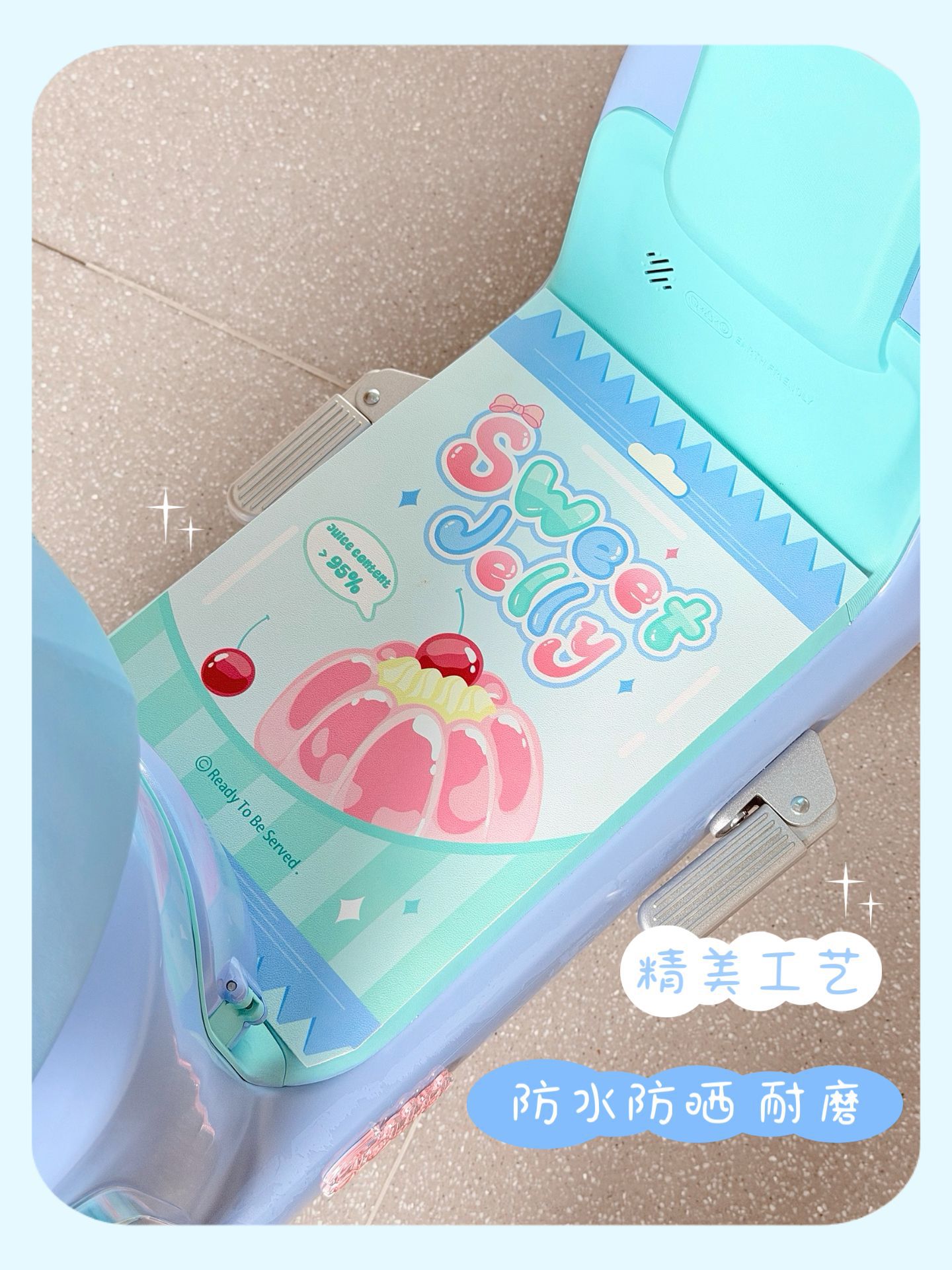 Suitable for Niu Y Jelly One electric scooter, decorative seat cushion cover, foot mat, waterproof frame bag, mobile phone holder, hook, cute