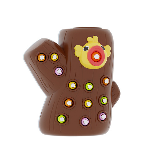 Woodpecker insect catching toy, forest doctor, intelligence development, magnetic puzzle, bird feeding, children's fishing toy, bird feeding