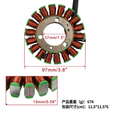 Ignition Coil Stator Alovlanma bobini (Babinalar)
