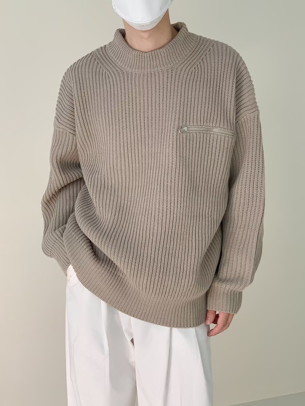 Japanese retro demi-season winter trend sweater