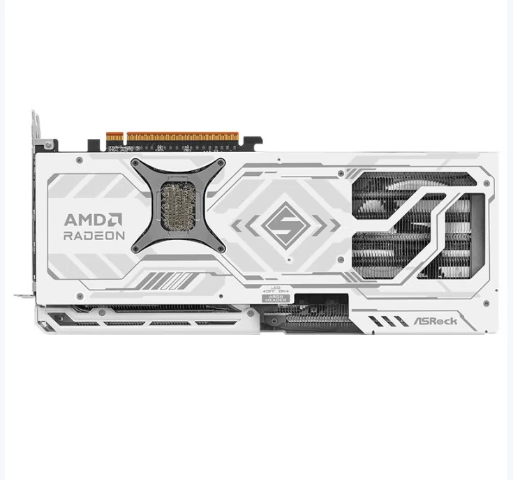Подходит для ASRock AMD киберспорт игровой дизайн компьютер графическая карта RX9070XT SL 16G Steel Legend