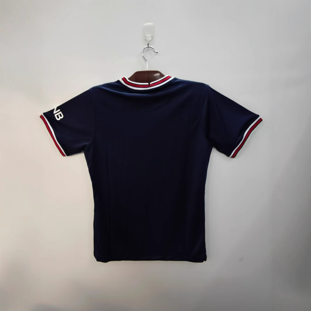 Impresión digital 3D de moda de comercio exterior 21-22 Paris Home Sports Camiseta de cuello redondo de manga corta transpirable de malla suelta