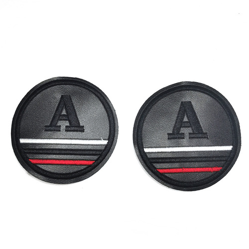 Wholesale Hot Selling Leather Embroidered Fabric Stickers from the Original Manufacturer, Clothing Patch Stickers, Round Arm Shoulder Embroidered Badges