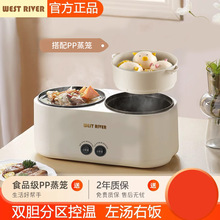 外贸双胆电饭煲家用多功能鸳鸯火锅大容量双拼一体蒸煮两用电饭锅