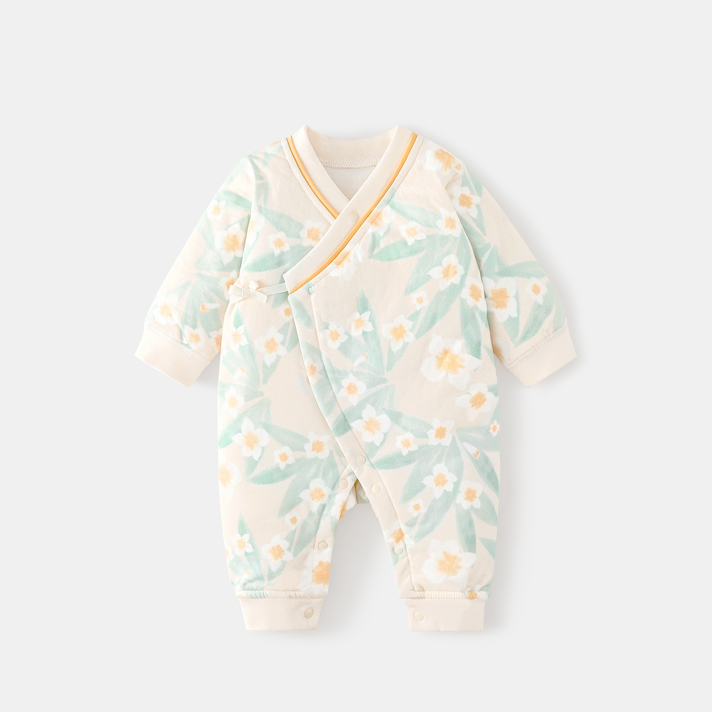 Primavera, otoño, invierno, ropa para bebés recién nacidos, monje de algodón caliente 0 otoño, ropa de marzo, jaqueta para bebés nacidos, camiseta image 8