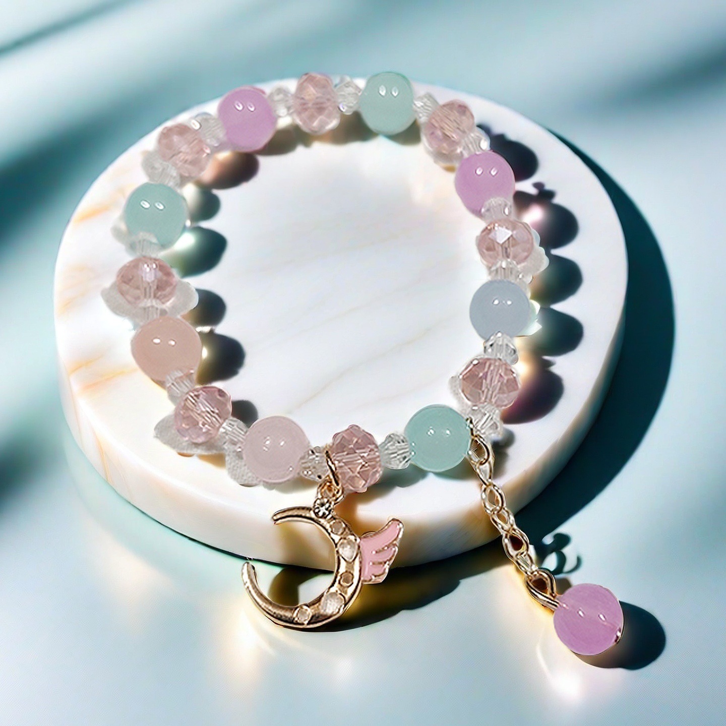 KT15 핑크윙문팔찌