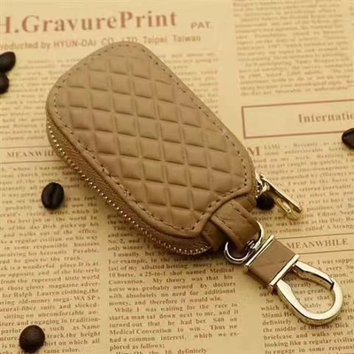 Korean Personalized Keychain, Static Rod/Key Bag - fashionable-brown-wuling