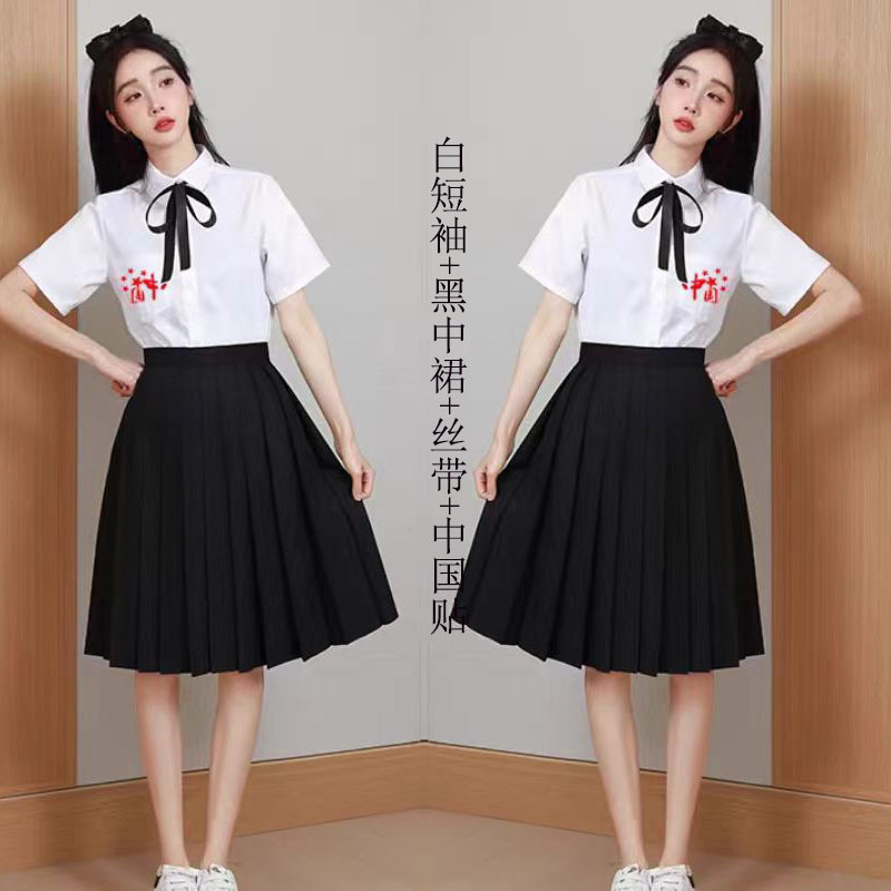 中学生班服运动会开幕式演出服初中生合唱诗歌朗诵比赛毕业照服装|undefined