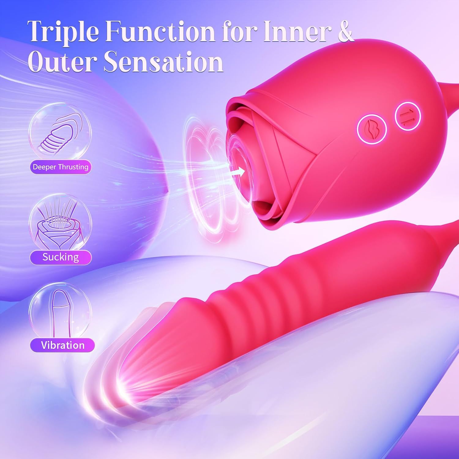 Amazon nuevo rosa chupar pezón saltar huevo simulación de masturbación femenina vibración telescópica producto sexual