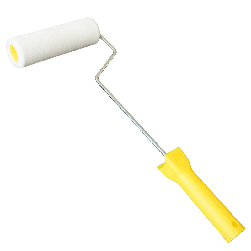 Cepillo de rodillo de pintura de lana real de 6 pulgadas, pintura de látex de lana corta, rodillo de pared, 15 cm, decoración Huade Haojia