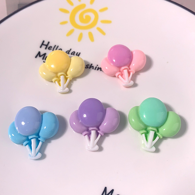 Nueva serie Macron globo diy accesorios de resina crema pegamento clip para el cabello accesorios para el cabello caso de teléfono móvil material de llavero