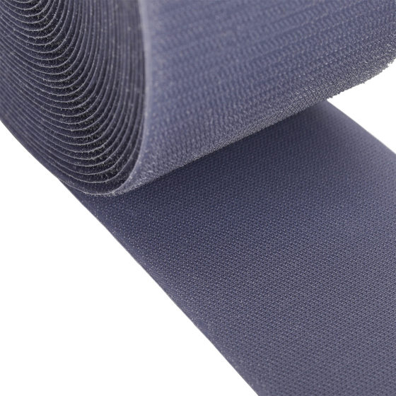 A- grade full nylon hook and loop black and white color sub-mother patch punching clothing shoe material manufacturers wholesale non-adhesive buckle