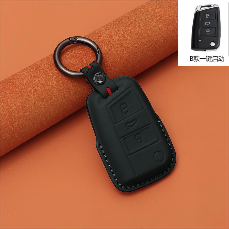 鍵カバーの頭の層の牛革の本革の速騰の宝はマイテンのゴルフの歌の道を探して車のパサートの朗逸を見ます。