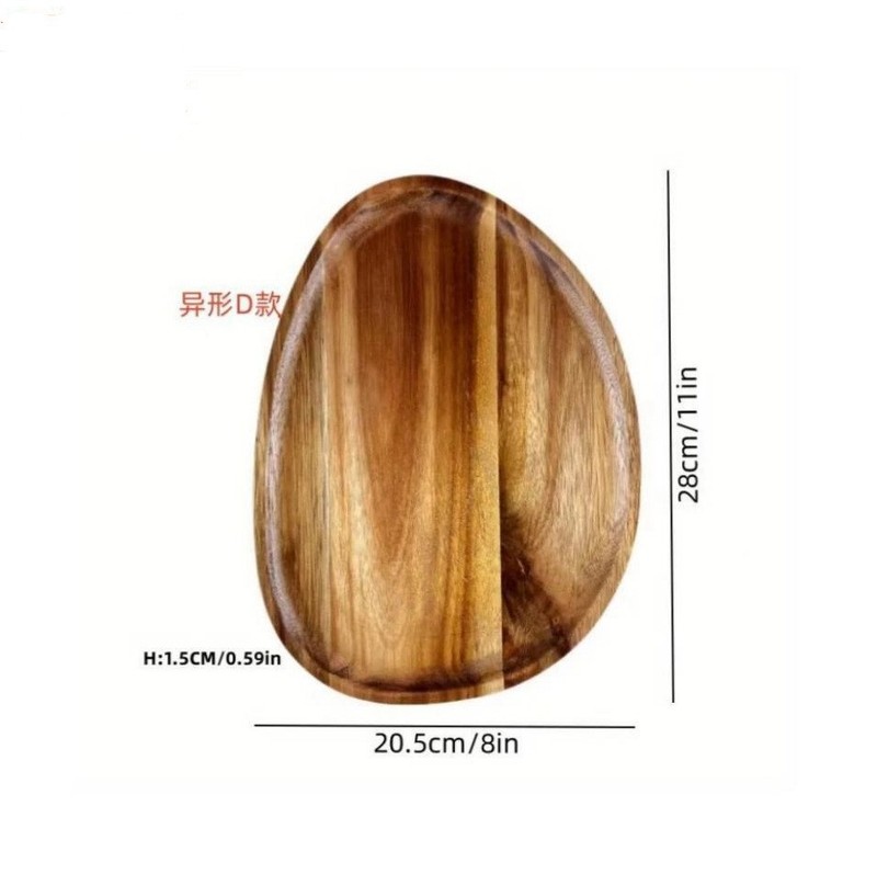 木质托盘围点心盘日式茶盘炉煮实木家用木制餐具长方形蛋糕木盘子|undefined