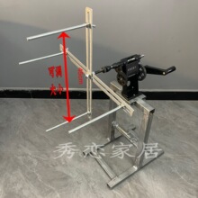 手摇绕线器缠线器卷线盘器分线盘打卷绕线盘线可取下金属打盘