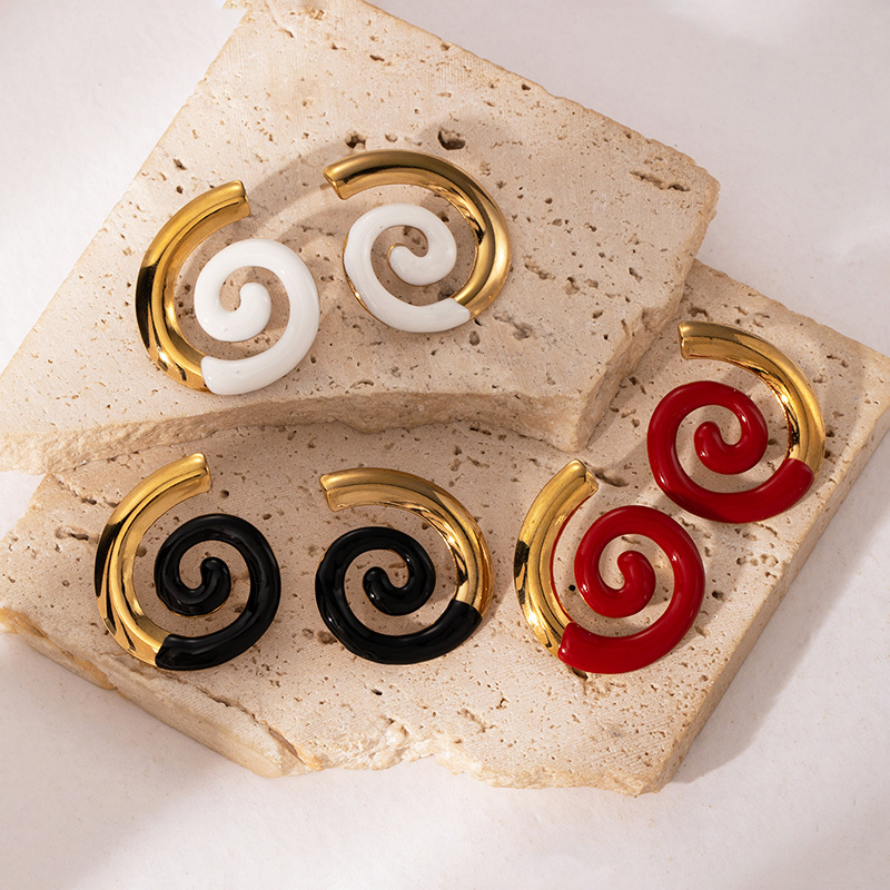 Korean geometric design creative fashionable trend earrings…