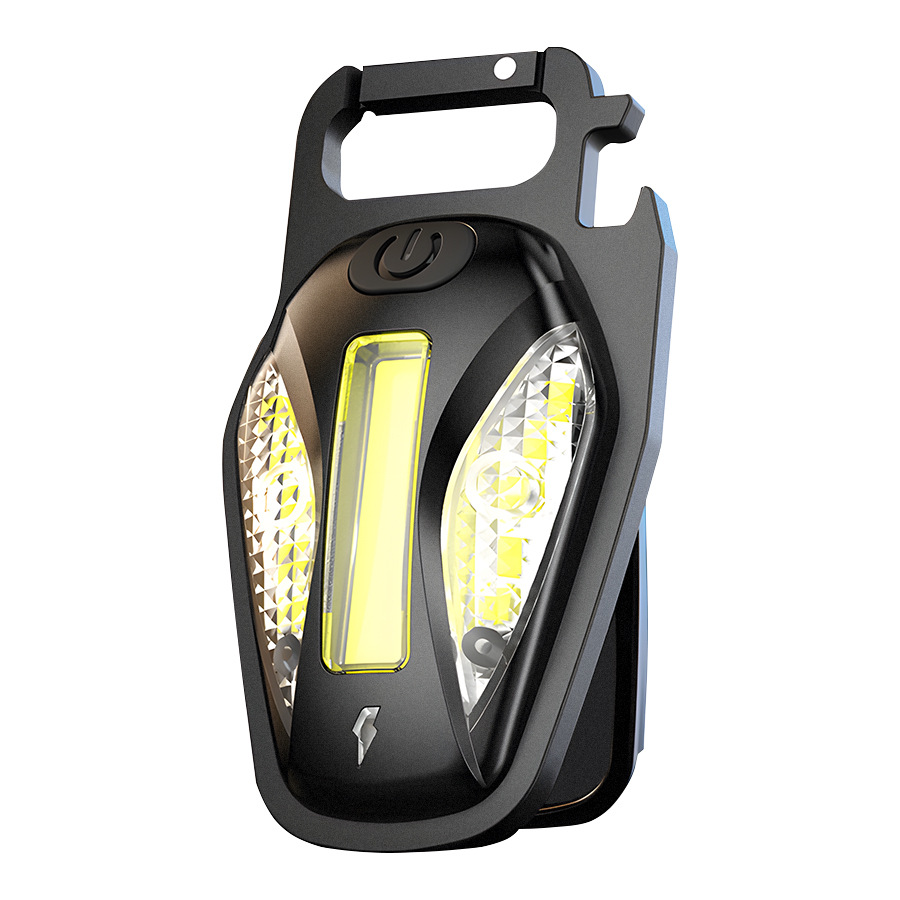 Venta caliente transfronteriza multifunción mini llavero linterna LED luz de reparación portátil de alto brillo iluminación de emergencia exterior