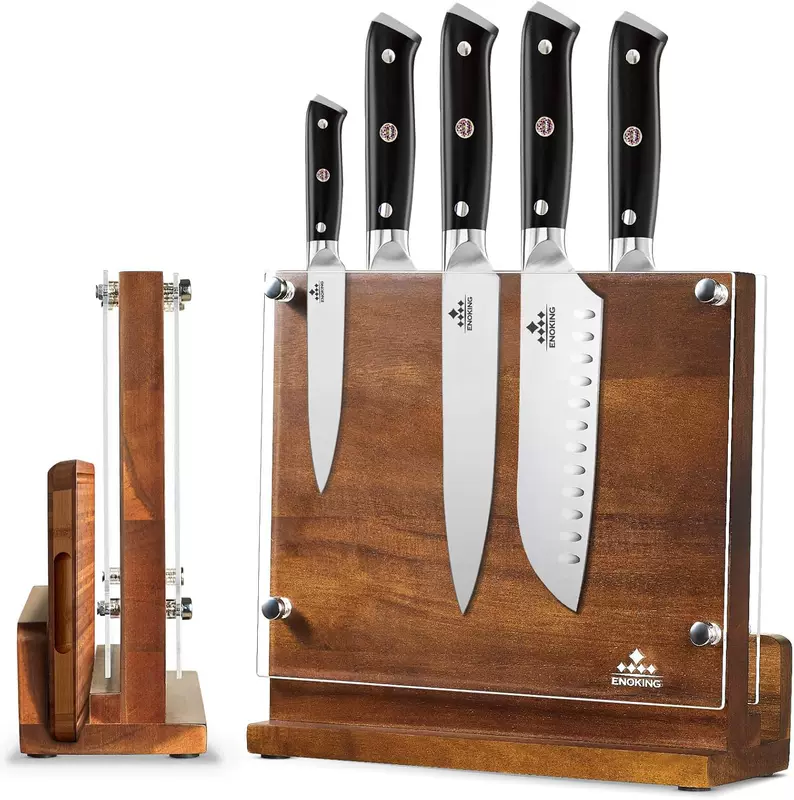 Magnetic acrylic double-sided universal knife, storage system