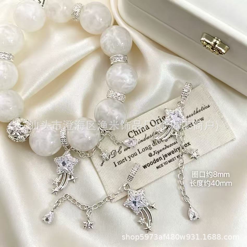 High color retention 14K gold-plated crystal DIY accessories, heavy-duty tassel pendants, spacer beads, bracelet and necklace beading accessories