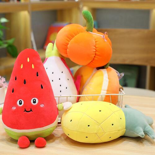 Simulation fruit plush toy pineapple fruit and vegetable strawberry orange doll wedding throw doll catcher rag doll