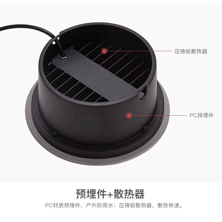 LED-лампа для кладбища, встроенные садовые светильники сверхяркие для беседки