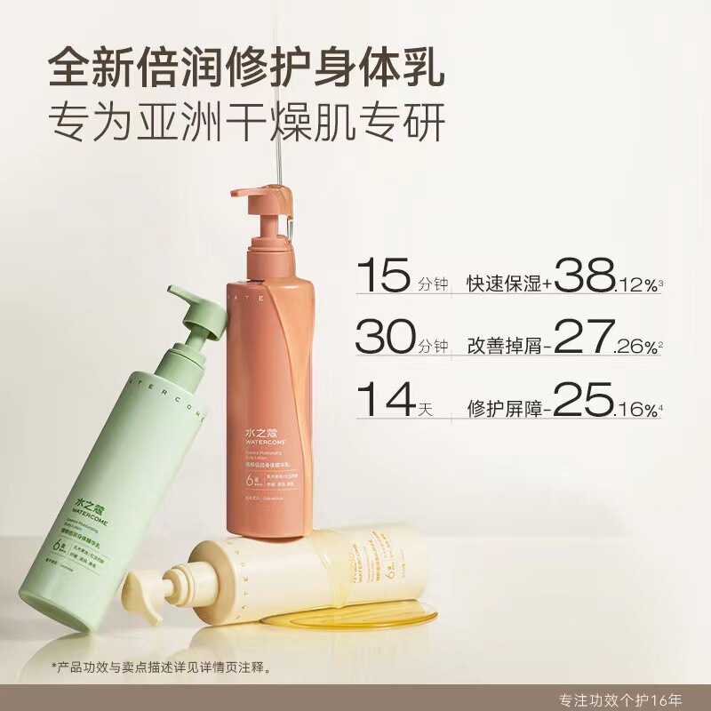 水之蔻身体乳倍润身体精华乳保湿补水持久留香清爽不油腻批发代发|undefined