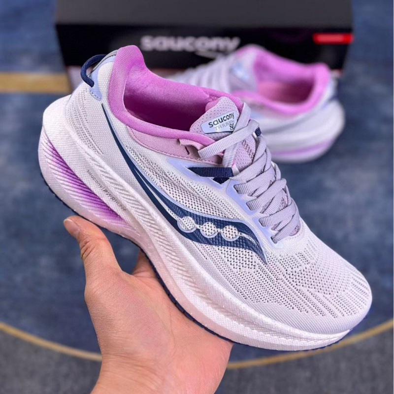 跨境Saucony 索康尼胜利21代马拉松减震耐磨厚底低帮跑步运动鞋22|undefined