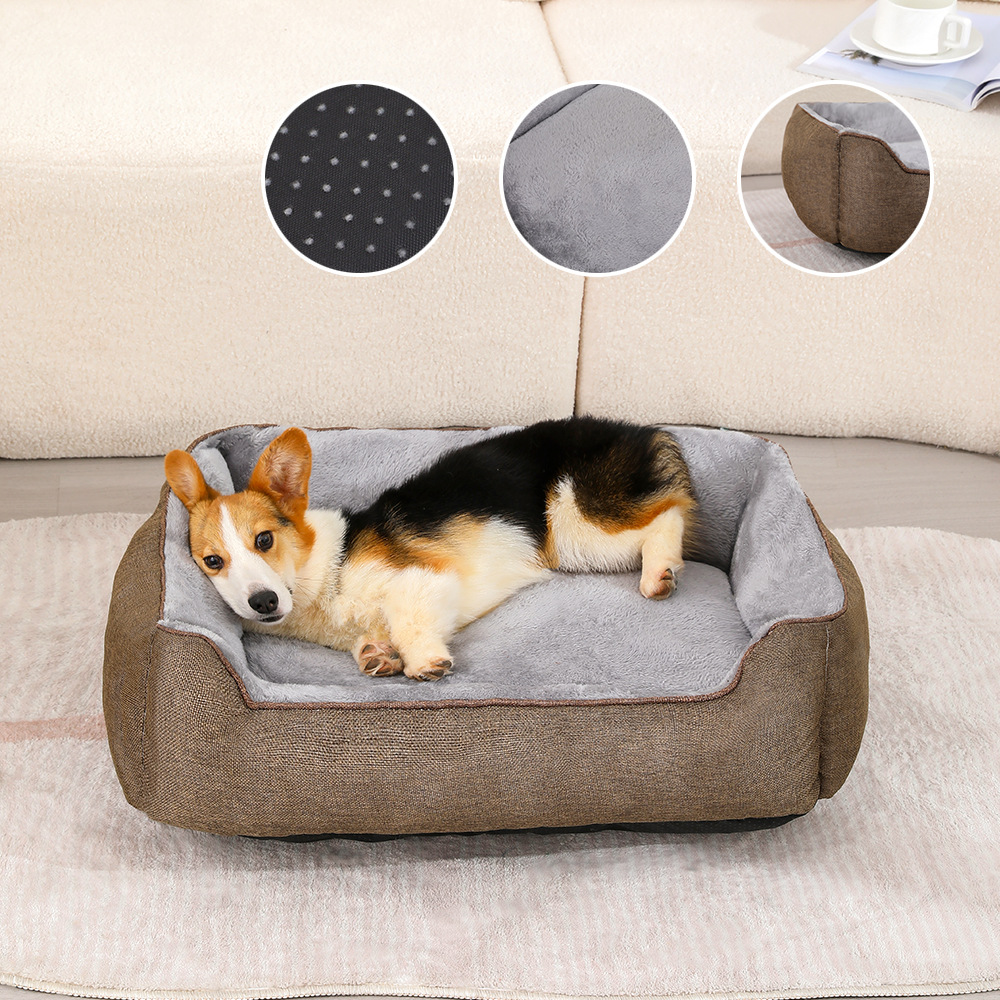 Arctic Velvet Dogen Nest para gatos Four Seasons Estera universal para mascotas Perros pequeños, medianos y grandes Nido para perros