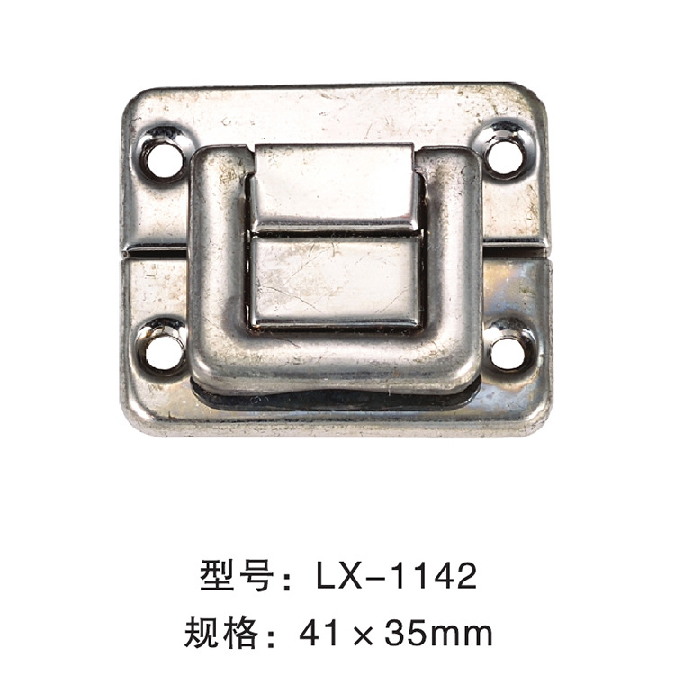 厂家产销优质礼品盒锁扣 酒盒锁扣 方形板扣锁 日字锁 木盒锁