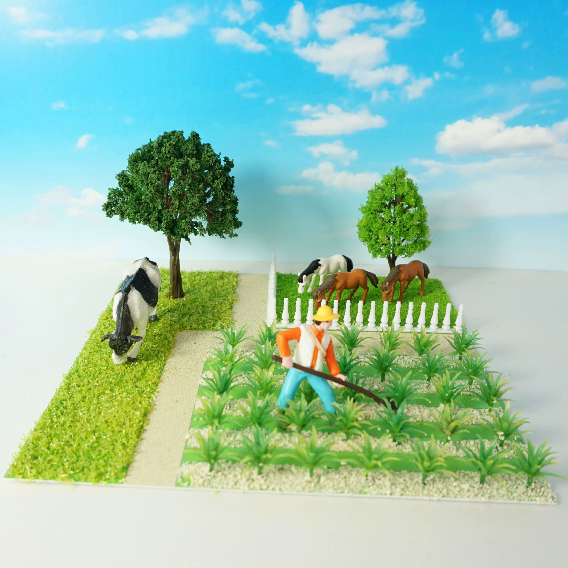 Творческий DIY Детский сад мероприятия для родителей и детей развивающий пакет материалов ручной работы игрушка пасторальная тема микро сцена