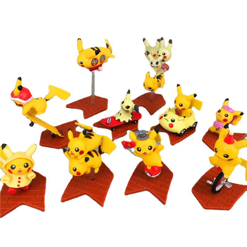 Настольная декоративная игрушка ( Tide Play ) Монстр Эльф Бикачу — PVC слепая коробка, 10 стилей, 3–5 см