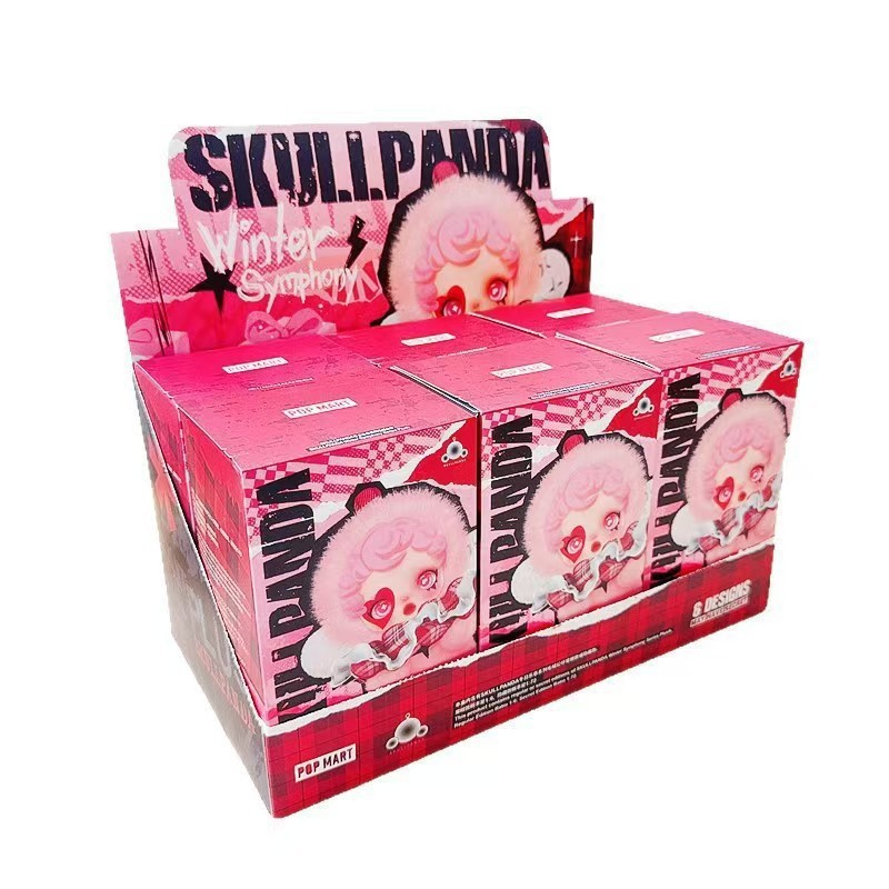 泡泡冬日SKULLPANDA乐章系列搪胶毛绒公仔盲盒玩具礼物卡通现货|undefined