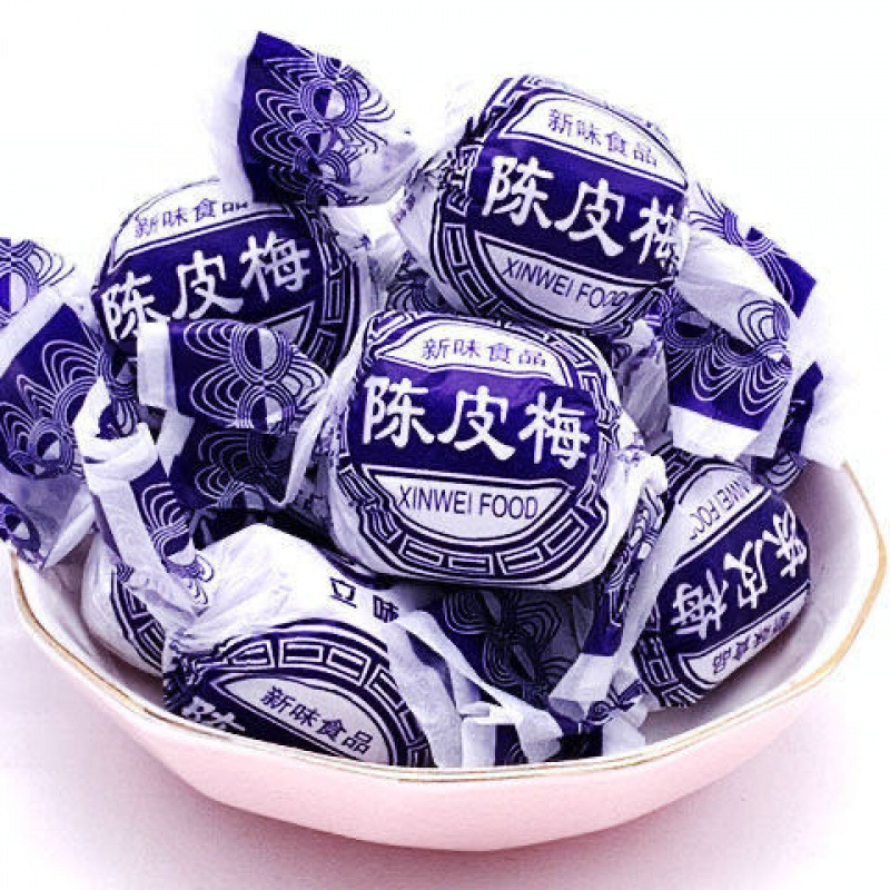 Wrap Chen Pi Mei Jiaying Confection Jy child Plums Preserved fruit dried fruit Casual snacks 100g 500g