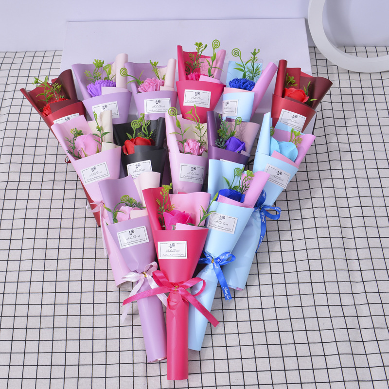 Sweet Flower Soap Flower Artificial Flowers display picture 12